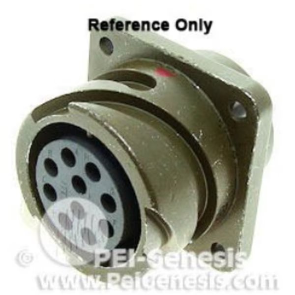 CAB 8C 816 PIN RECP, Itt Cannon, Mfr#: CA3102E207PXB